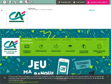 Tablet Screenshot of ca-atlantique-vendee.fr